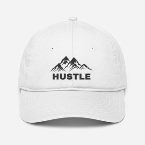 Baseball Cap - White - Hustle